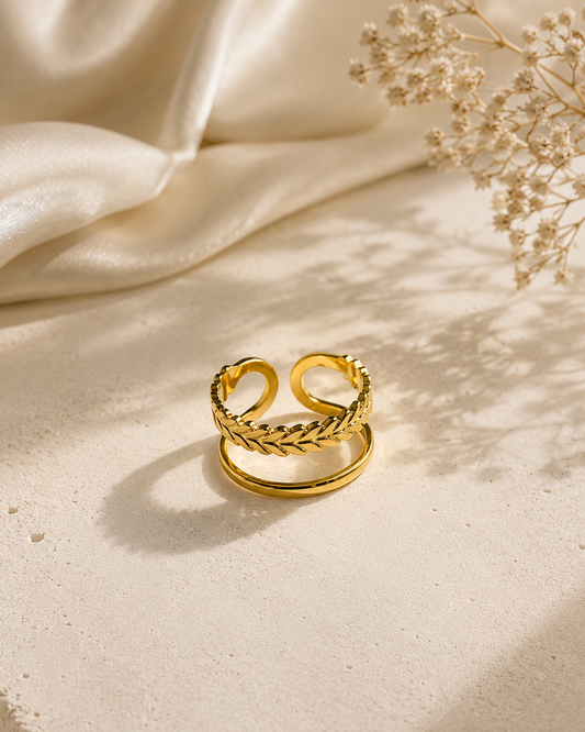 LEAF WRAP RING