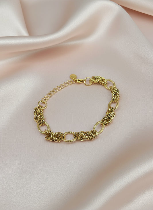 BEADED GOLD BRACELET